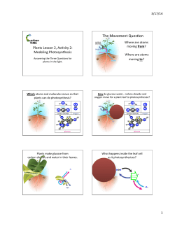 Lesson 2.2 Modeling Photosynthesis Presentation.pptx