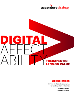 Digital Affect Ability: Therapeutic Lens on Value