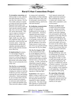 Rural-Urban Connections Project
