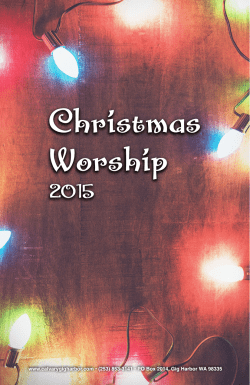 Christmas Family Devotions - Calvary Fellowship Gig Harbor