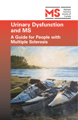 Urinary Dysfunction and MS