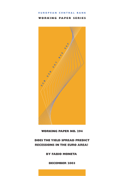 Does the yield spread predict recessions in the euro area?