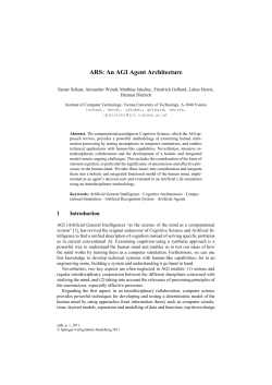 ARS: An AGI Agent Architecture