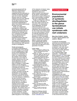 Environmental populations of symbiotic