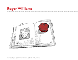 Roger Williams - davidglensmith.com