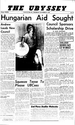 Council Sponsors Scholarship Drive - UBC Library