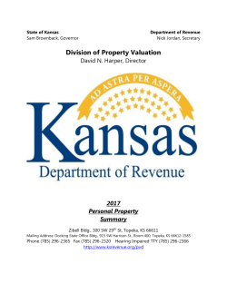 2017 Personal Property Summary
