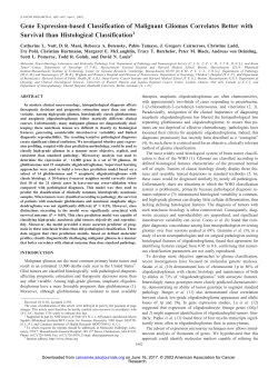 Gene Expression-based Classification of