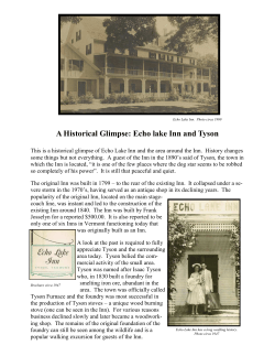 HERE - The Echo Lake Inn