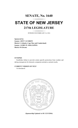 S.1640 - New Jersey Legislature