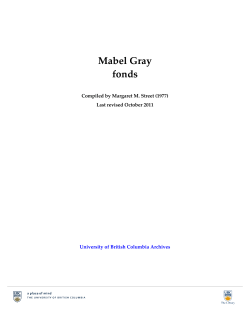 UBC Archives - UBC Library - The University of British Columbia