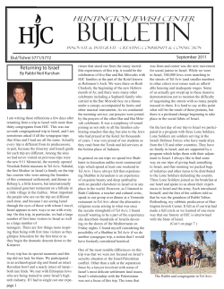HJC Bulletin September. 2011