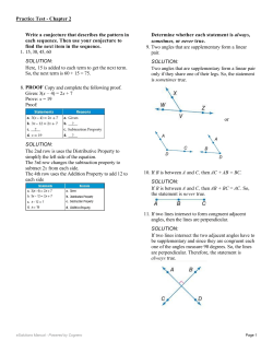 Pg. 165 Textbook Solutions