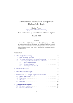 Miscellaneous Isabelle/Isar examples for Higher-Order Logic
