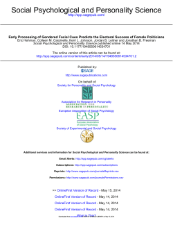 Early processing of gendered facial cues predicts