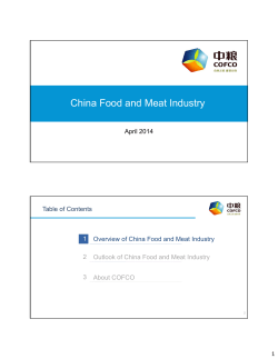 China Food and Meat Industry