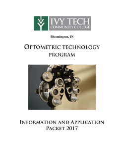 Optometric Technology Application