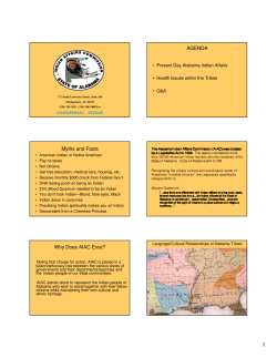 AGENDA Myths and Facts Why Does AIAC Exist?