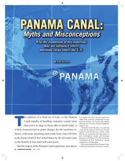 Panama Canal: Myths and Misconceptions