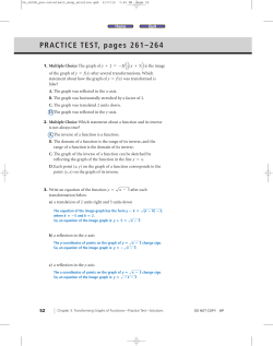 PRACTICE TEST, pages 261&ndash;264