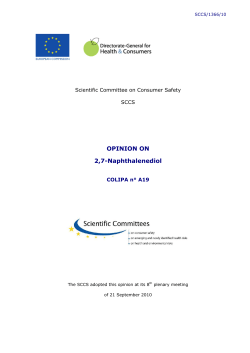 Opinion of the Scientific Committee on Consumer Safety on 2,7