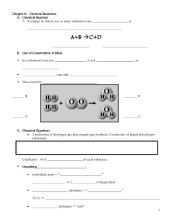 ch 6 notes