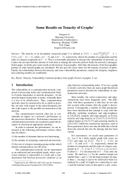 Some Results on Tenacity of Graphs