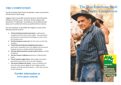 Poetry Brochure - the Mountain Cattlemens Association of Victoria