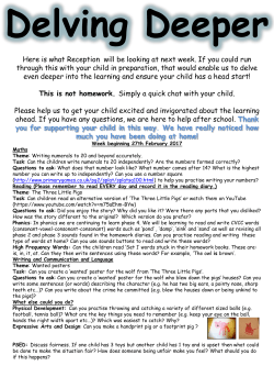 Delving Deeper &ndash; Reception