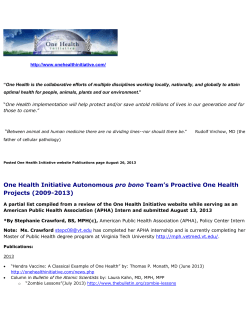 here - One Health Initiative