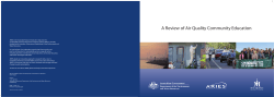 A Review of Air Quality Community Education