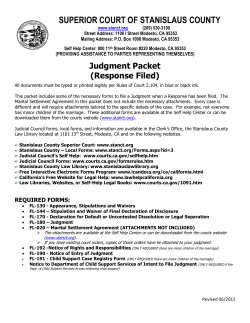 - Stanislaus County Superior Court