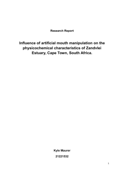 Influence of artificial mouth manipulation on the physicochemical