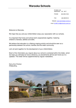 Information Booklet 2017
