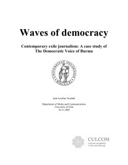 Contemporary exile journalism