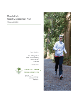 Mundy Park Forest Management Plan