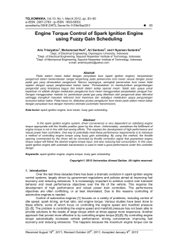 Engine Torque Control of Spark Ignition Engine using Fuzzy Gain
