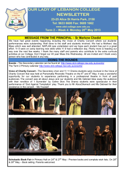 NEWSLETTER