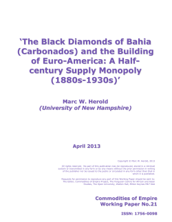 Black Diamonds of Bahia (Carbonados)