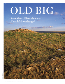 Is southern Alberta home to Canada`s Stonehenge?