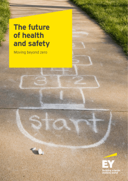 The future of health and safety