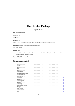 The circular Package