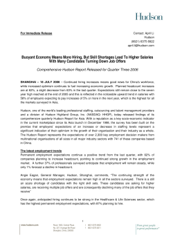 Buoyant Economy Means More Hiring, But Skill Shortages Lead To