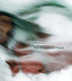 Past Present and Future - Canadian Hydropower Association