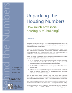 Unpacking the Housing Numbers: How much new social