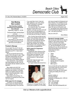 Beach Cities Democratic Club