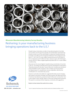 Reshoring: Is your manufacturing business bringing