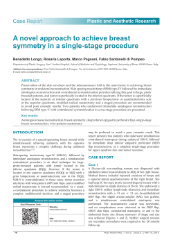 A novel approach to achieve breast symmetry in a single