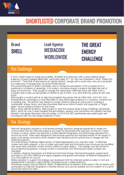 Shell - World Media Awards