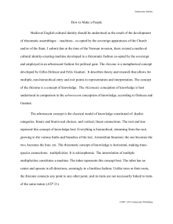 How to Make a People Medieval English cultural identity should be